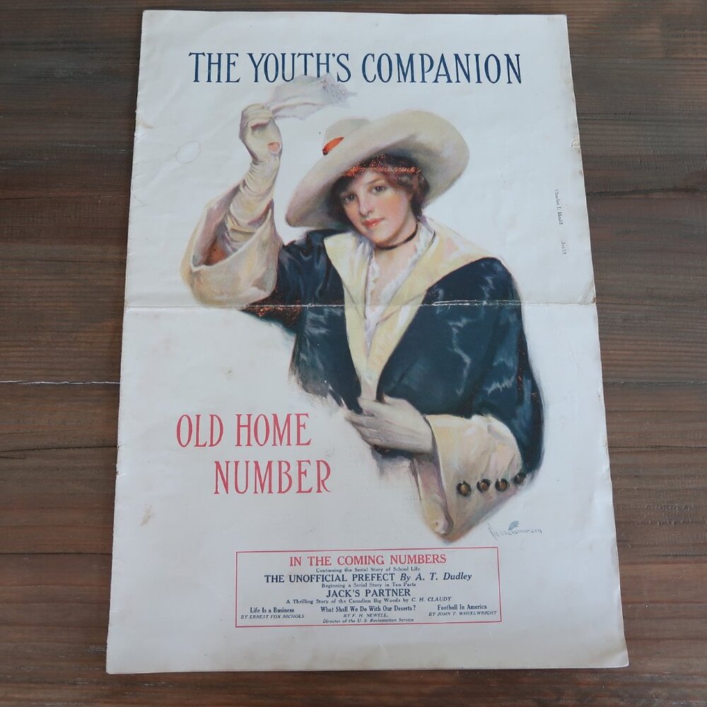 Antique August 1915 The Youth's Companion Magazine